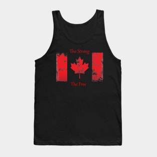 True North Strong And Free Tank Top